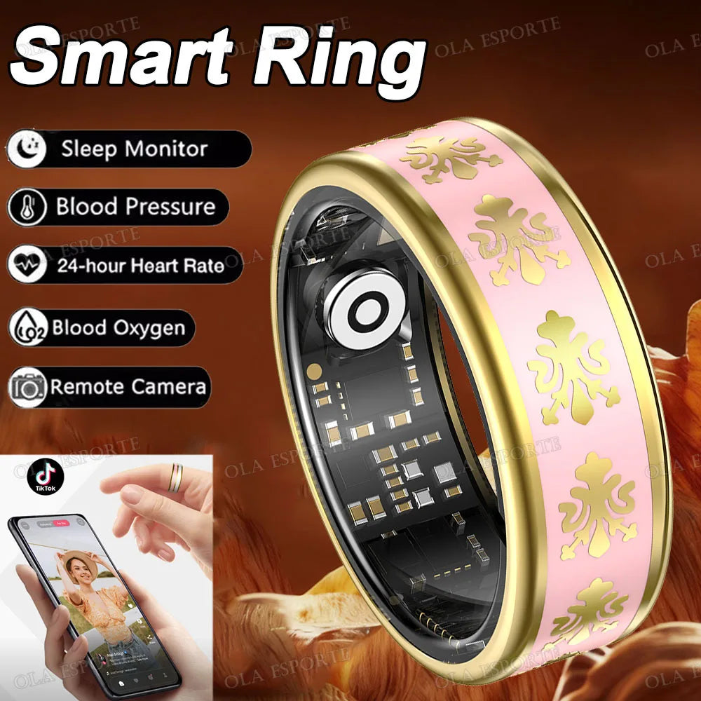Ola Esporte Smart Ring – IP68 Fitness Tracker | Men & Women