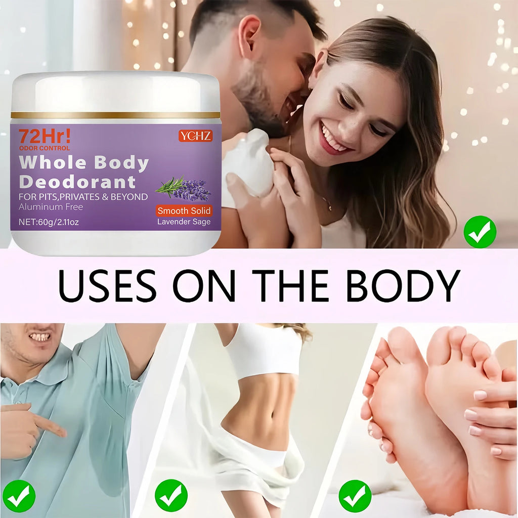 YCHZ Lavender & Sage Aluminum-Free 72-Hour Vegan Deodorant