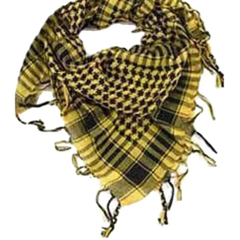 Keffiyeh Tactical Desert Scarf Wrap Shemagh Head Neck Arab Scarf Keffiyeh Scarf Wrap for Men And Women Oasis Select type-5 4pcs