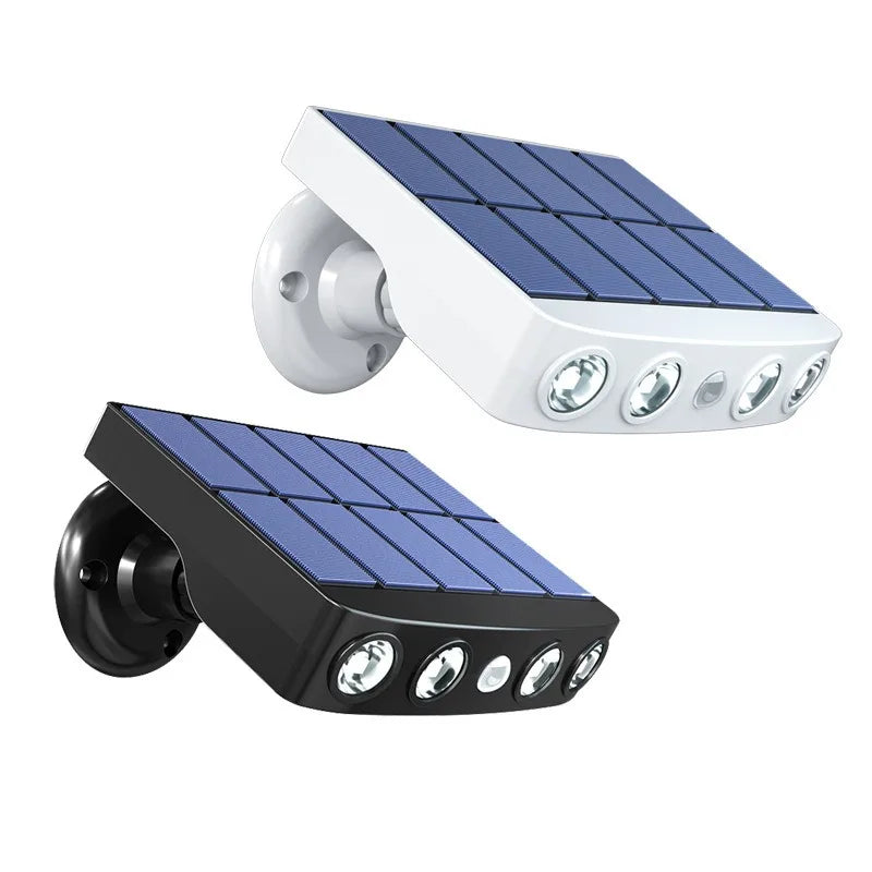 Solar LED Outdoor Street Lamp | IP65, Motion Sensor, 4-Light