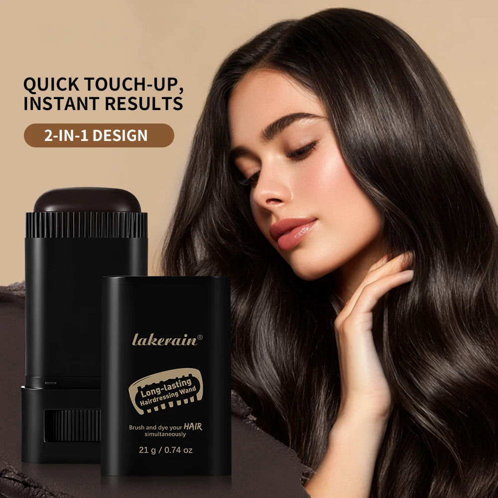 Waterproof Hair Dye Stick Quickly Covers Gray Natural Appearance Long-lasting Color Retention Suitable For All Hair Types Oasis Select