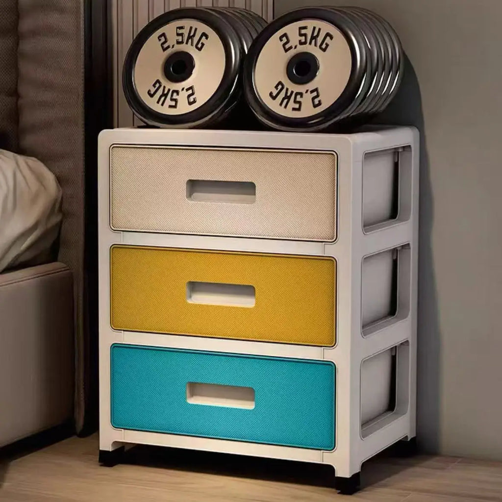 COIZYZZL 3-6 Tier Storage Cabinet,Large Capacity & Space-Saving Heavy-Duty Organizer,Colorful Hues for Living Room/Bedroom/Study Oasis Select