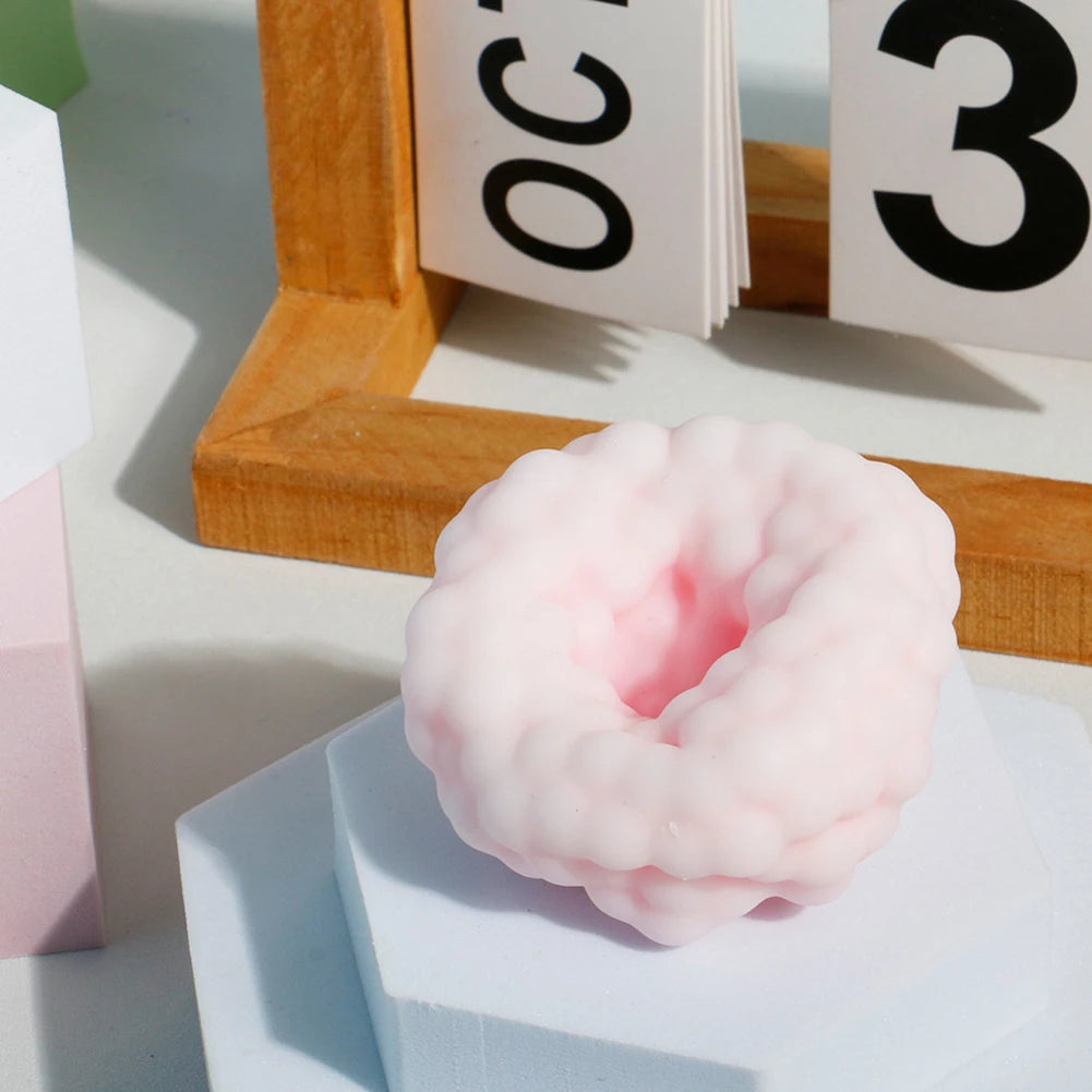 Crunchy Squishy Fidget Ball – Handmade Sand-Filled Squeeze Toy