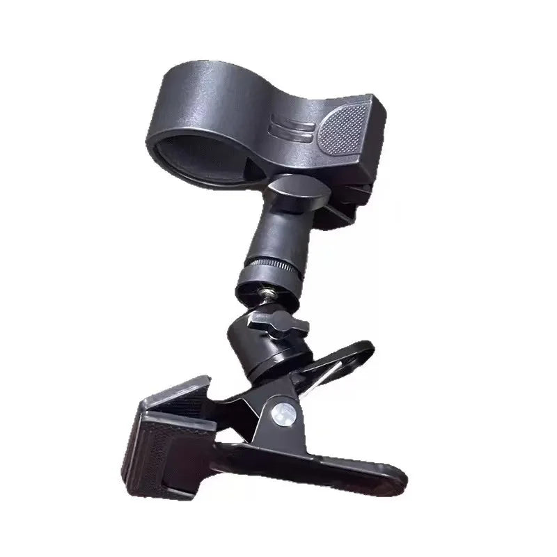 Clip-on Hair Dryer Holder Heavy-duty Metal Wall Mount Bracket Hands-free Storage Stand for Bathroom Bathroom Accessories Oasis Select 1pc