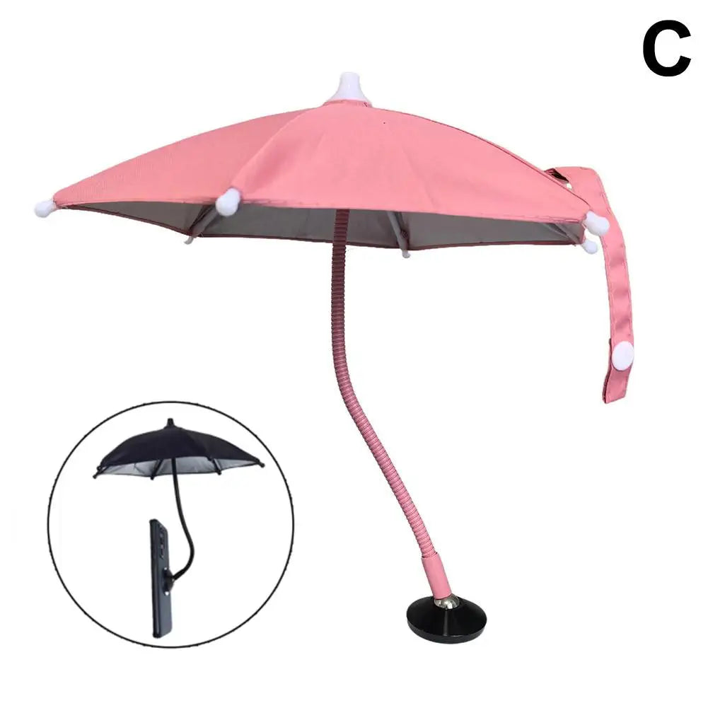 Magnetic Phone Sunshade Umbrella | 360° Outdoor Sun Cover