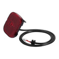 High Visibility Light Brake Light Night Riding 4.5*5.3cm ABS Material Taillight Lamp Mechanism 64.3cm Wire Length Oasis Select A