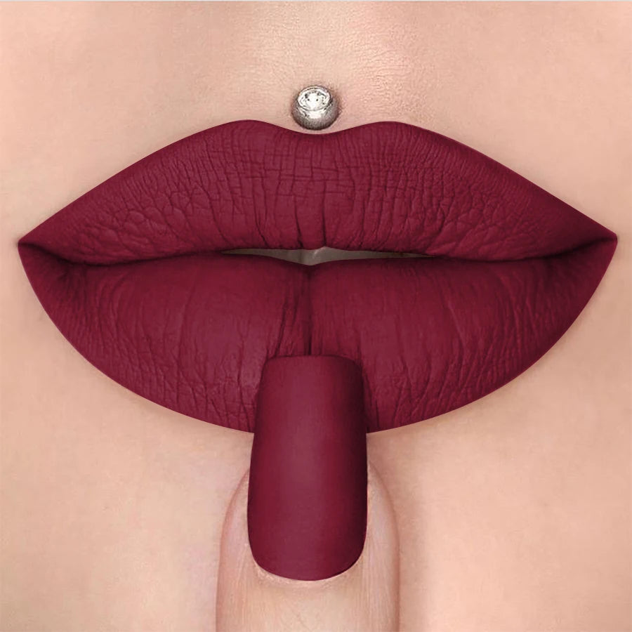 KAFURUX Matte Velvet Lipstick Pen – 15 Shades | Waterproof
