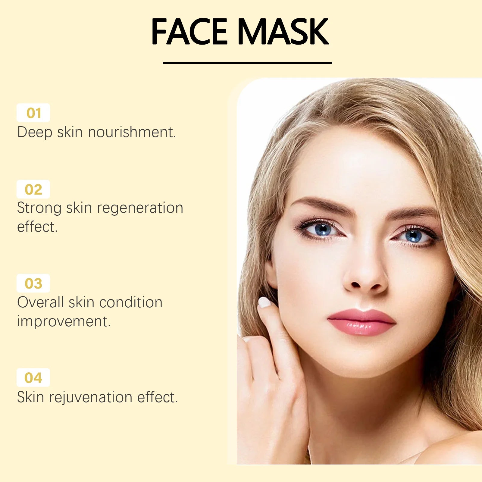 Bio Collagen Real Deep Mask Hydrating Overnight Hydrogel Mask Pore Minimizing Elasticity Skin Care Anti Wrinkle Lifting Oasis Select