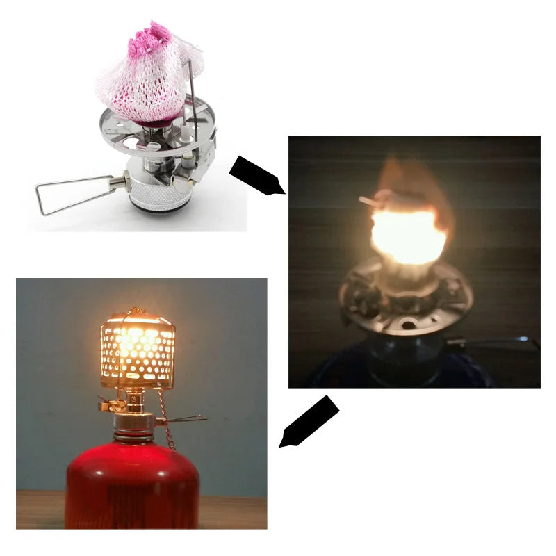 10Pcs Mantles Mesh Gauze Oil Gas Lamp 6.5/8.5cm Kerosene Lantern Lights Outdoor Home Gas Mantle Cover Tools Oasis Select