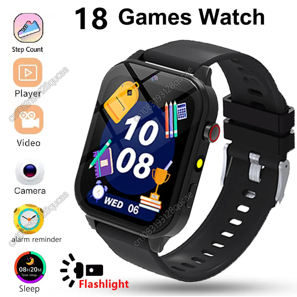 Kids Smart Watch – 18 Games, Pedometer & Sleep Tracker
