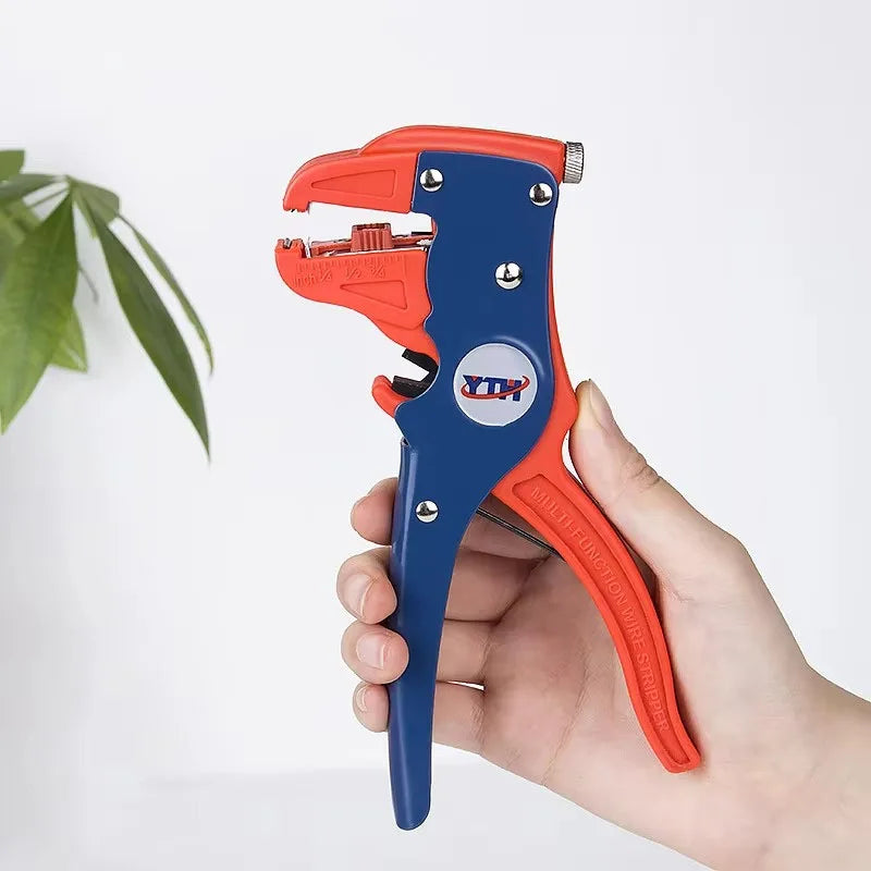 JUSTINLAU Automatic Wire Stripper Electric Wire Cable Cutter Electrician Cutting Pliers YTH-318 Stripping Clamp Nipper Oasis Select
