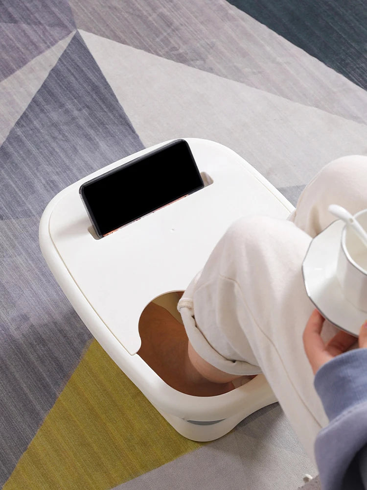 Foldable Footbath Massage Bucket Soaking Bucket Folding Basin Spa Foot Bath Bucket Household Sauna Bathtub Pedicure Bath Bathtub Oasis Select