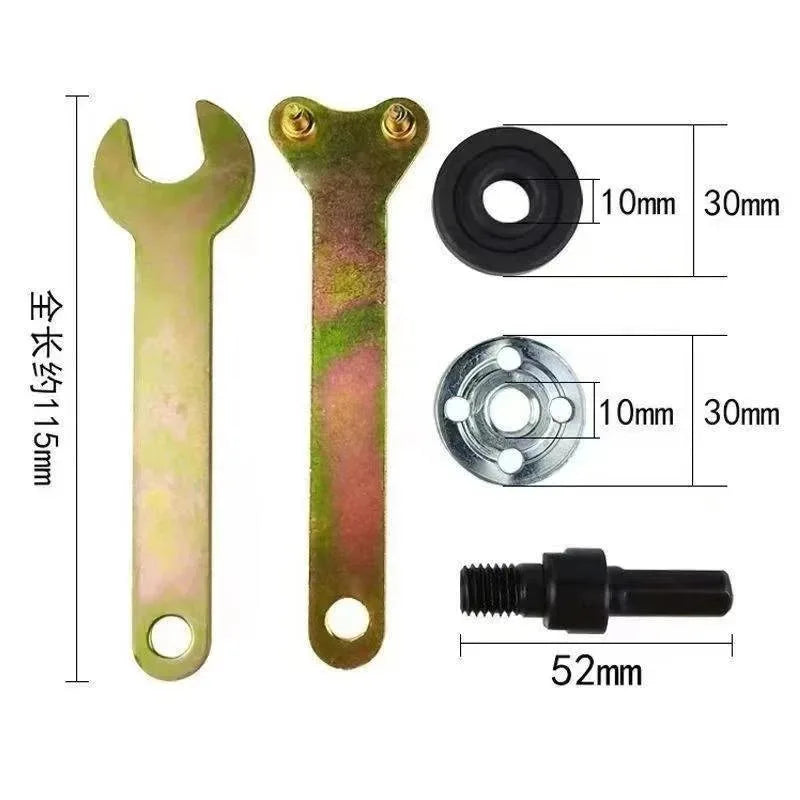 Universal Power Drill Adapter Converts To Cutter Grinder with Flange Nut and Handle Holder for Metal Woodworking Projects Oasis Select