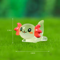 Simulation 3D Axolotl Fish Resin Charms Solid Color Kawaii Cartoon Earring Keychain Pendant Marine Animal Jewelry Diy Oasis Select YL