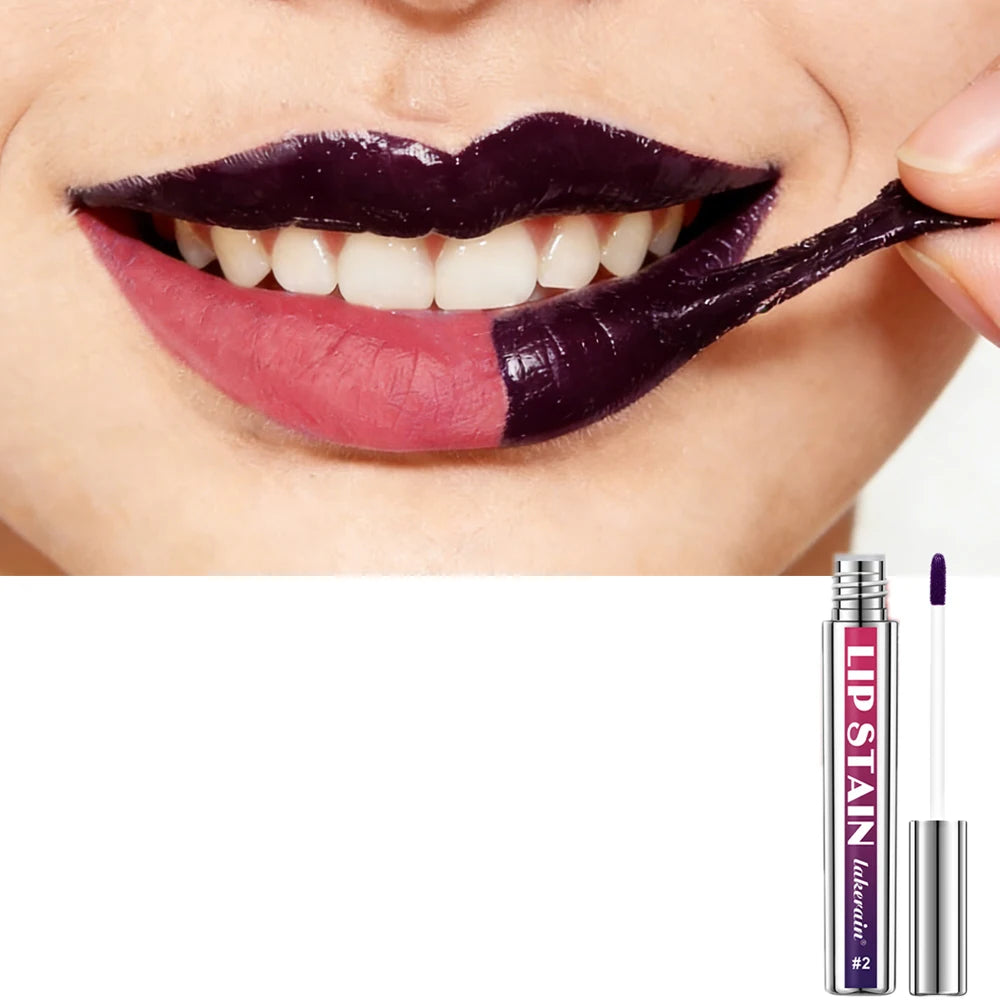 Waterproof Peel Off Lip Stain Long Lasting Pink Lip Tint Transfer Proof Non-stick Cup 3 Colors Lip Stain Women's Cosmetics Oasis Select 3hot pink