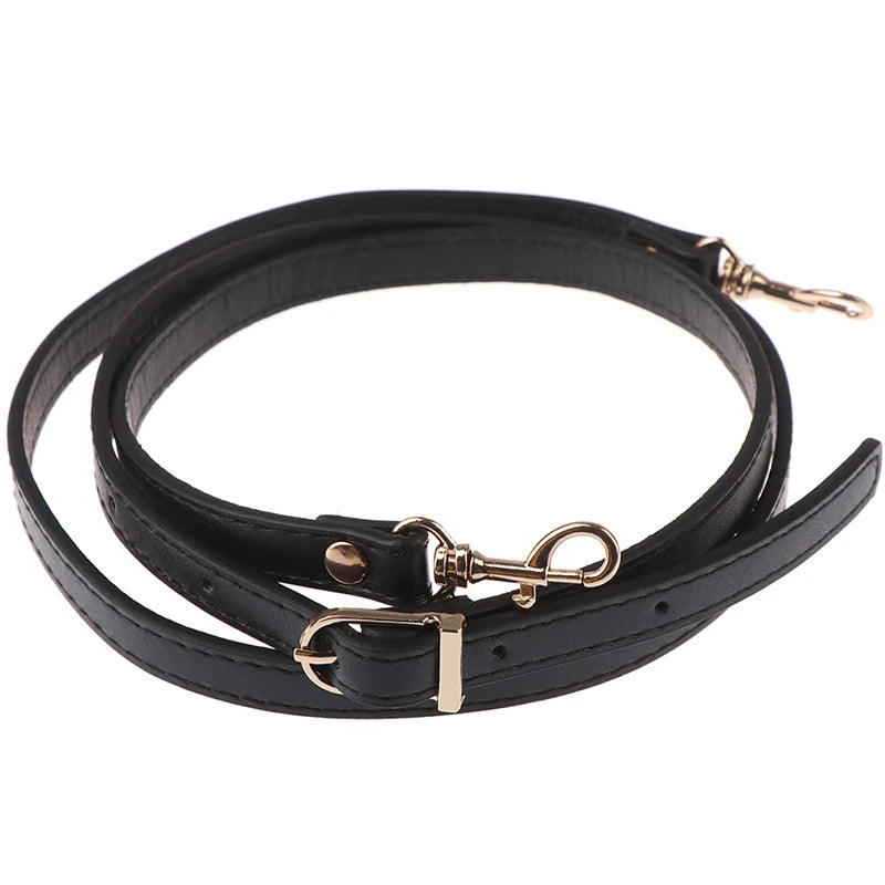 120cm Adjustable PU Leather Bag Shoulder Strap Women's Shoulder Strap Replacement Bag Strap Crossbody Bag Accessories Hot Sale Oasis Select Black