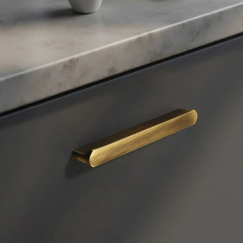 Pure Brass Furniture Vintage Antique Bronze Drawer Cabinet Antique Bronze Solid Wardrobe Minimalist Door and Handle Oasis Select