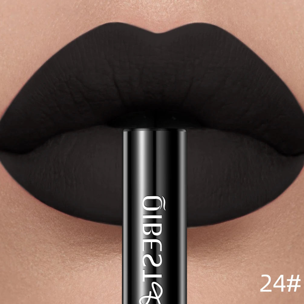 QIBEST Matte Liquid Lipstick – Long-Lasting Velvet Lip Gloss
