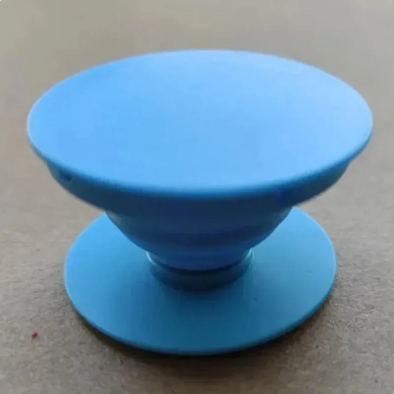 1-5pcs Finger Ring Holder Stand IPhone Samsung Support Telephone Mobilephones Grip Tok Folding Solid Color Pocket Socket Bracket Oasis Select sky Blue 1pcs