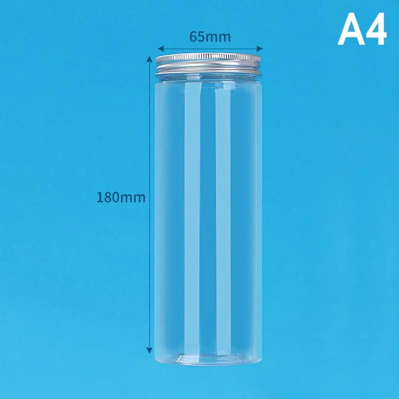 Food Grade PET Sealed Storage Jar with Aluminum Lid | 11cm