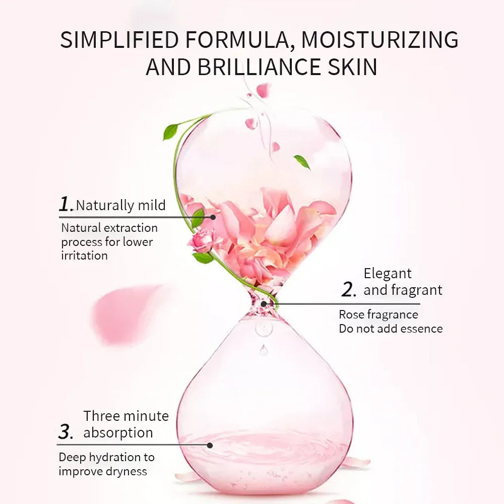 100ml Rose Water Spray Hydrating Moisturizing Rose Pure Dew Toner Face Mists Face Care Skin Care Face Spray Oasis Select