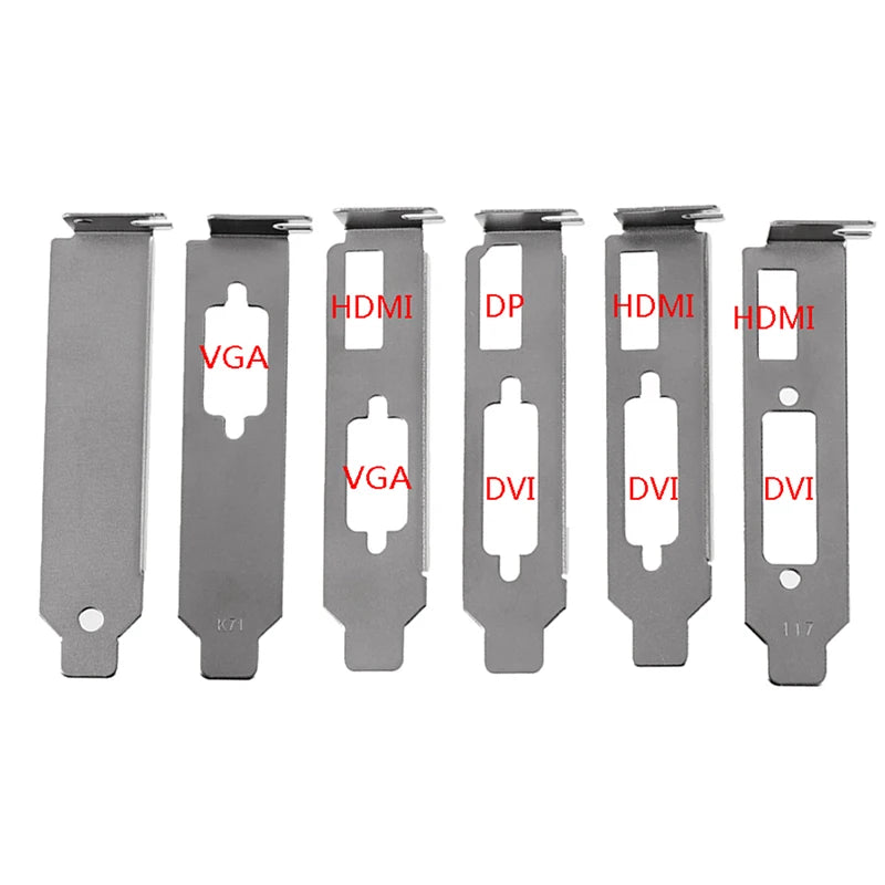 Low Profile Bracket Adapter DVI HDMI VGA Port For Half Height Graphic Video Card Oasis Select