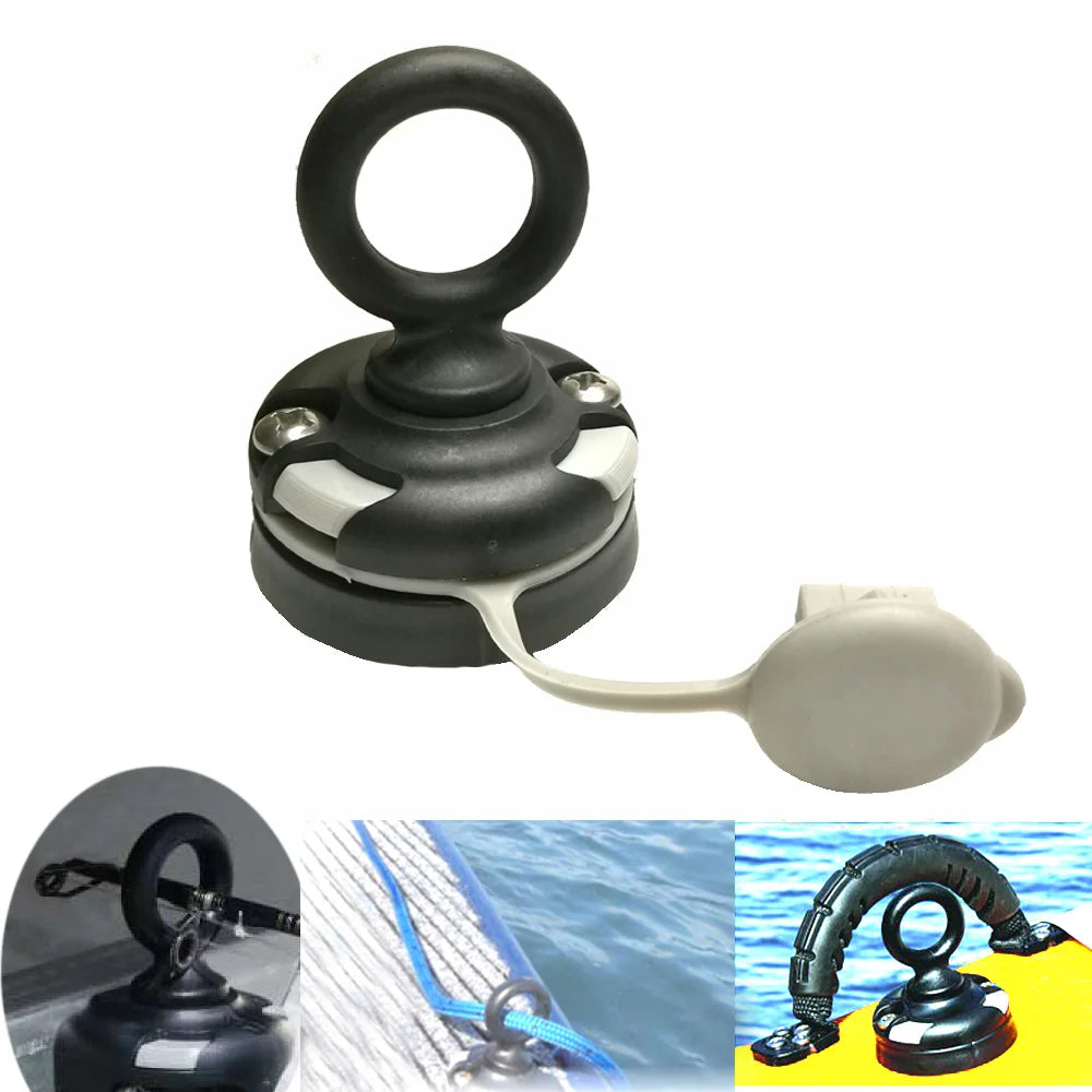 Kayak Tie Down Eye Track Base Mount Slide Rail System Asccessory for Marine Boat Yacht Canoe Kayak Oasis Select