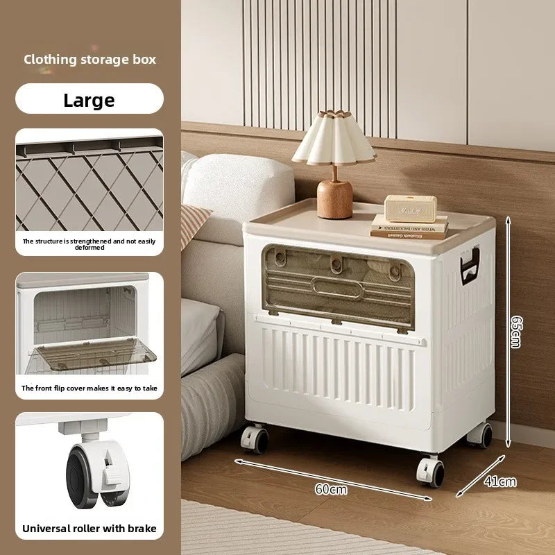 Multi-functional Household large-capacity clamshell storage cabinet Foldable finishing box storage box Oasis Select Large A