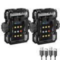Mini Keychain Flashlight USB-C Rechargeable 6 Modes & Magnet