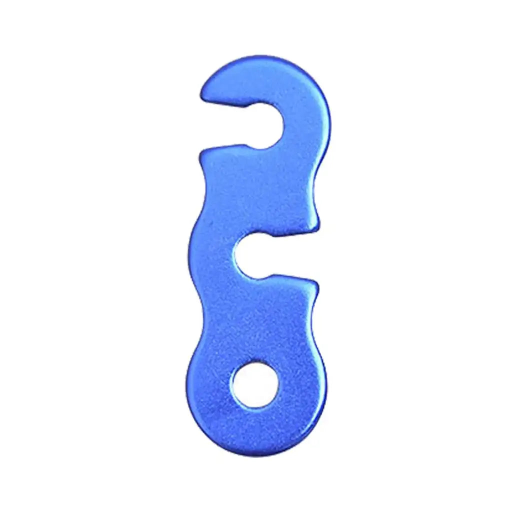 Aluminium Alloy Guyline Adjuster Camping Tent Shelter Tensioner for Tent Rope Stopper Adjuster 3 Hole Open End Cord Lock Oasis Select Blue 1 Piece