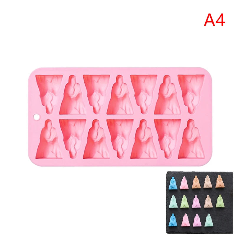 Halloween Silicone Mold – Finger, Heart & Brain for Candy & Choc