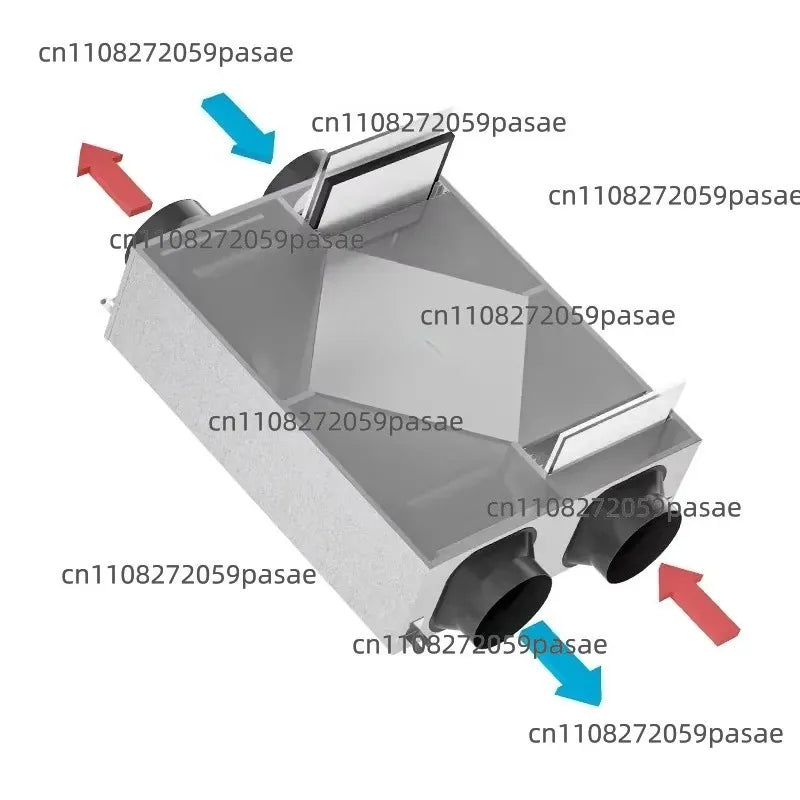 HVAC Air Heat Exchanger, Central Duct System, Fresh Air Ventilation System Oasis Select