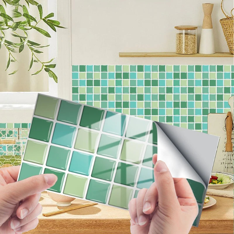Wall Stickers Home Renovation Crystal Tiles Self-adhesive Flooring