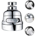 3 Modes Universal Kitchen Faucet Extenders Adapter 360° Rotation Filter Kitchen Gadgets Spray Water Saving Tap Nozzle Oasis Select Short