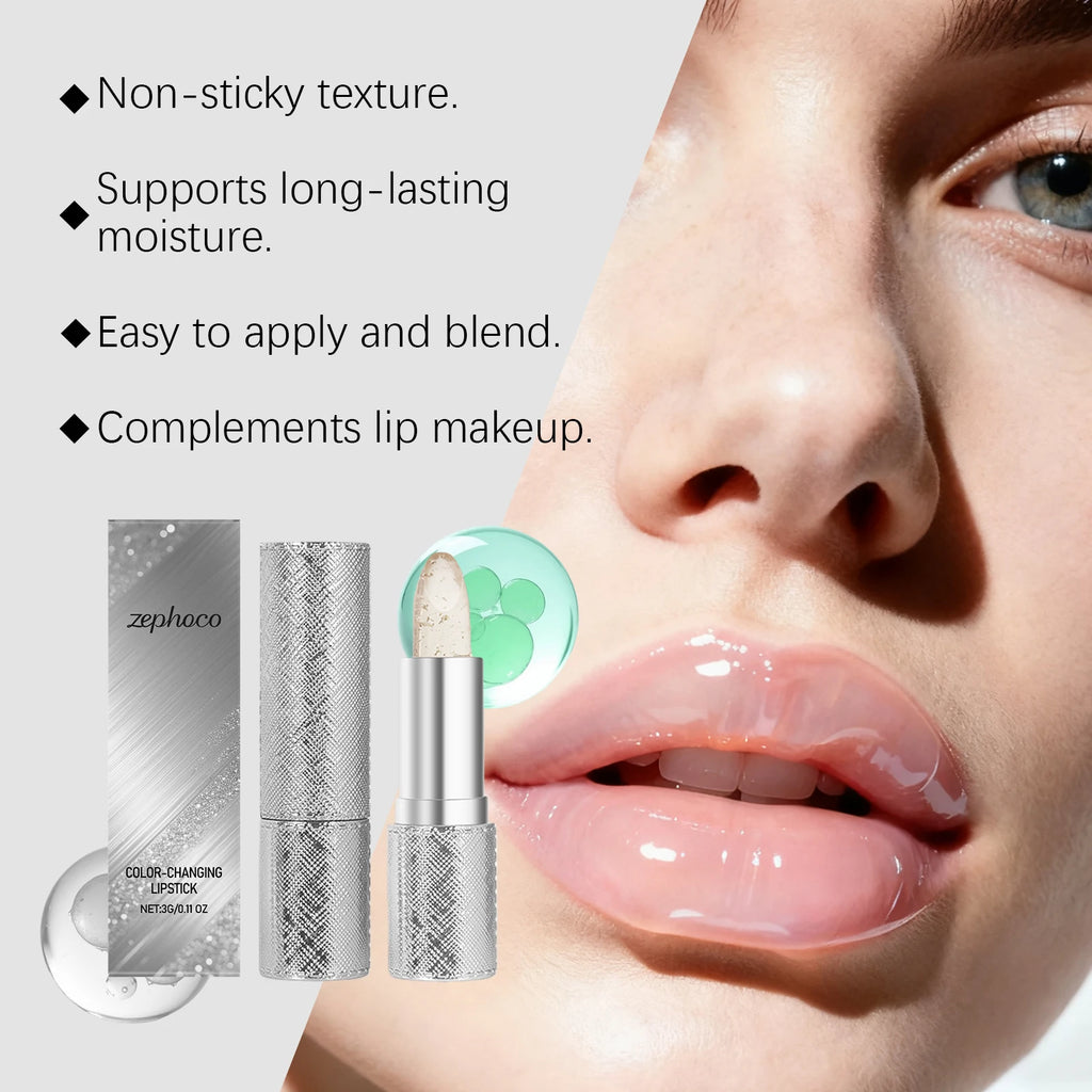 Anti-Cracking and Peeling Moisturizing Color-Changing Lipstick Hydrates and Moisturizes Lips Enhances Lip Fullness Oasis Select