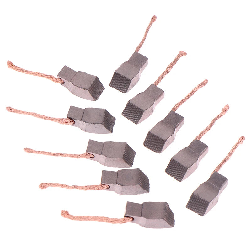 Bundle of 10 Automotive Fan Motor Brushes, Suits 12V 24V 48V DC Motors Oasis Select