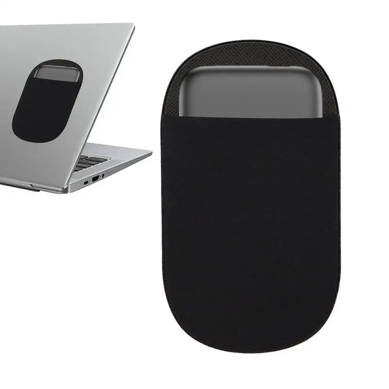 Adhesive Back Storage Bag For I-Pad Laptop Reusable Reposition Cable/MousePowerbank Pouch Tablet Accessories Holder Oasis Select