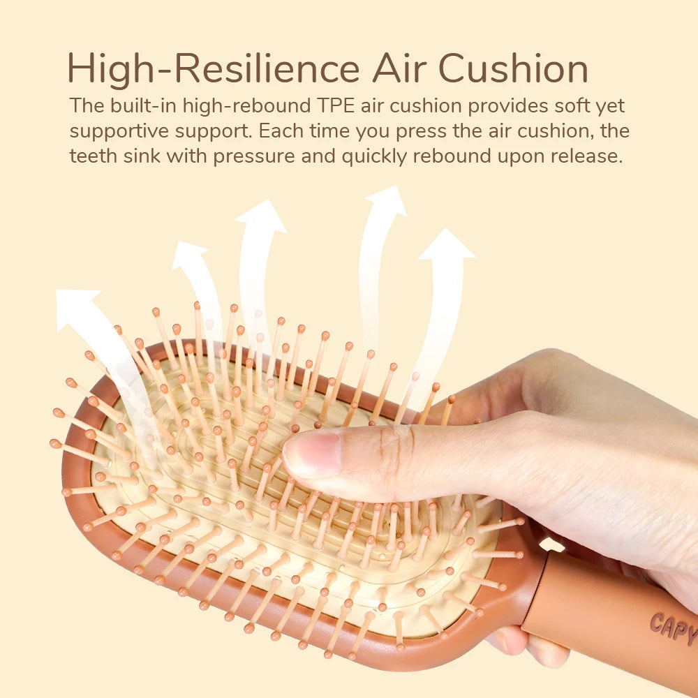 Cartoon Airbag Cushion Comb – Detangling & Anti-Static for Girls Hair Styling Comb Oasis Select