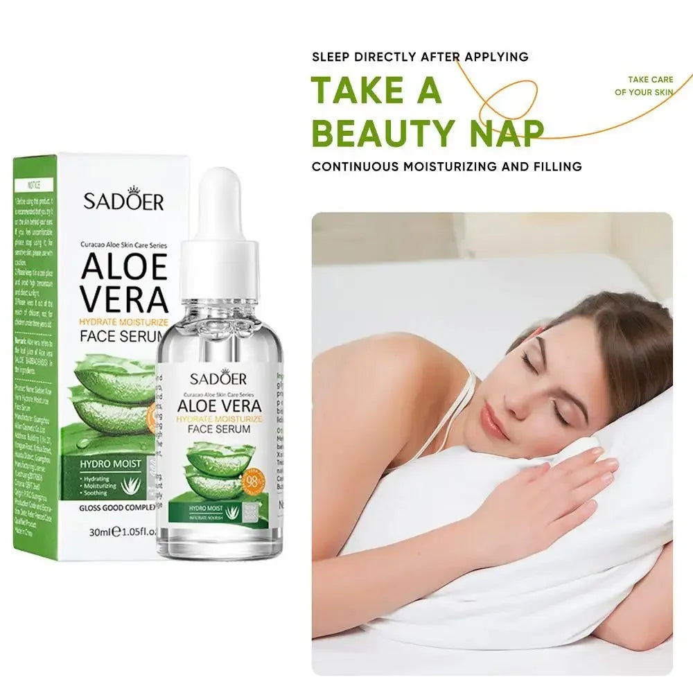SADOER Aloe Vera Facial Serum – Brightening & Moisturizing 30ml