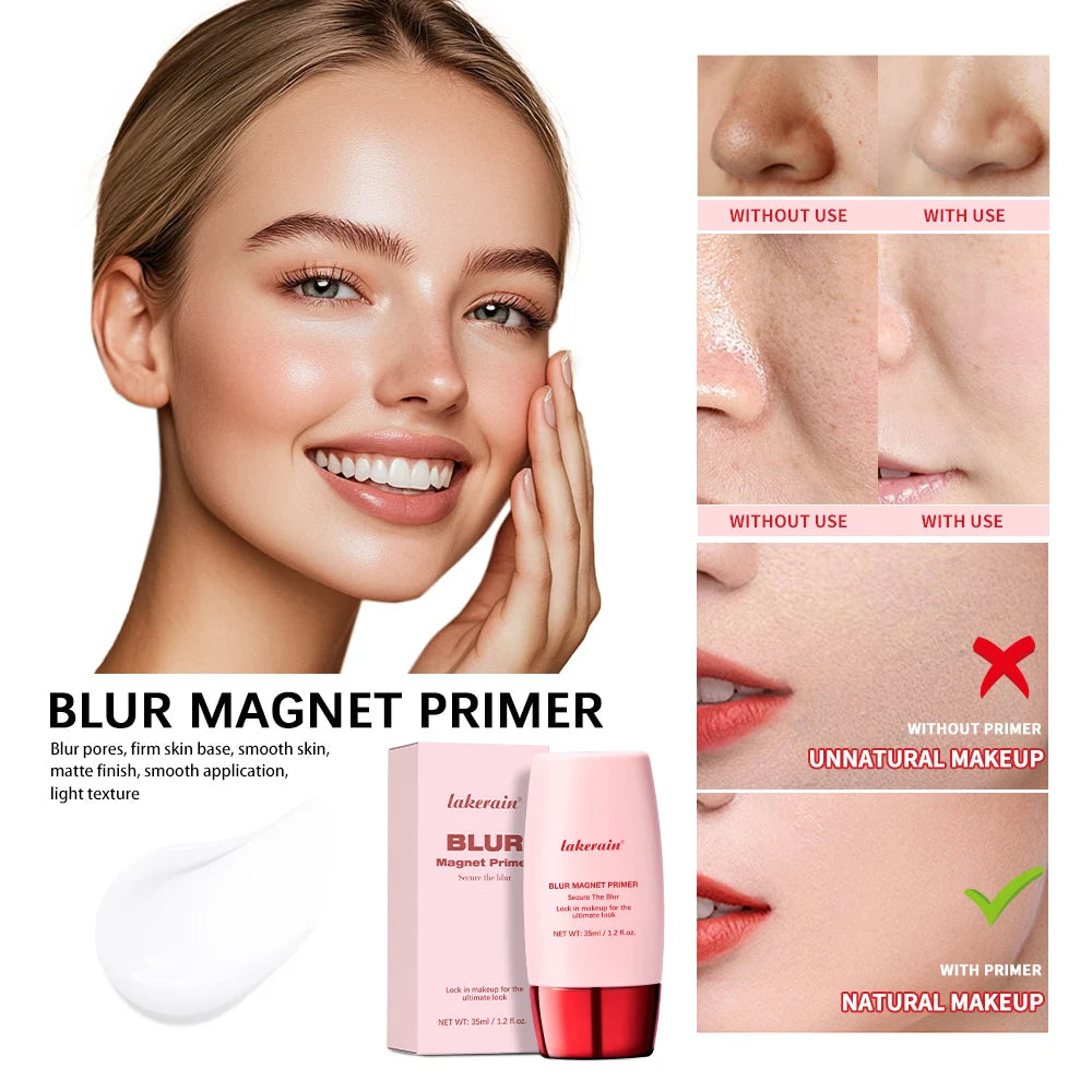 Lakerain Blur Magnet Face Primer – Matte & Pore-Minimizing