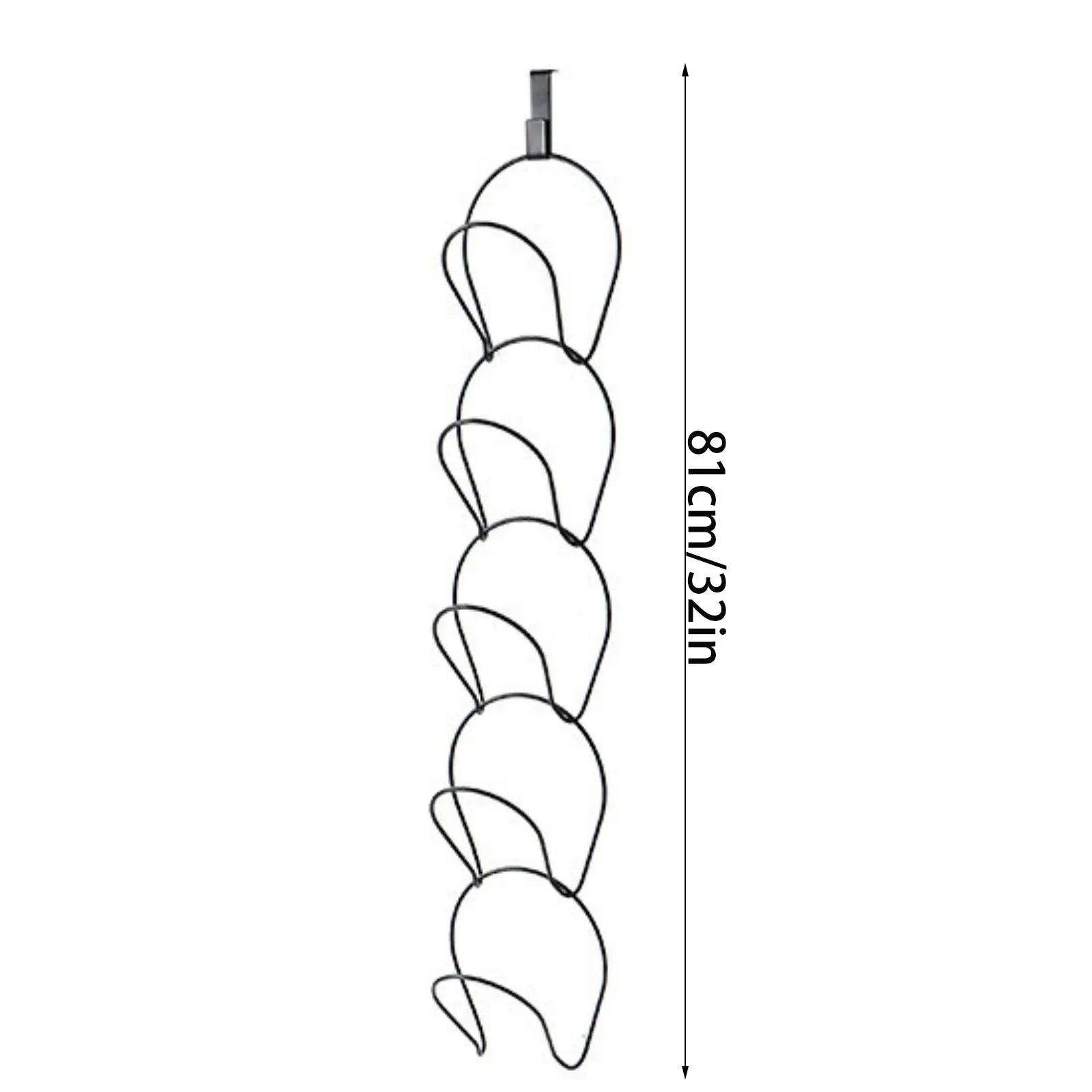 Over Door Hat Rack – 5 Hook Organizer for Hats & Bags Over Door Hat Rack Oasis Select