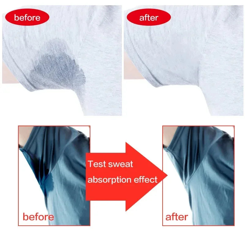 10/30/60pcs White Unisex Sweat Pads Summer Deodorants Underarm Anti Perspiration Sweat Pads Disposable Absorb Sweat Shield Pad Oasis Select
