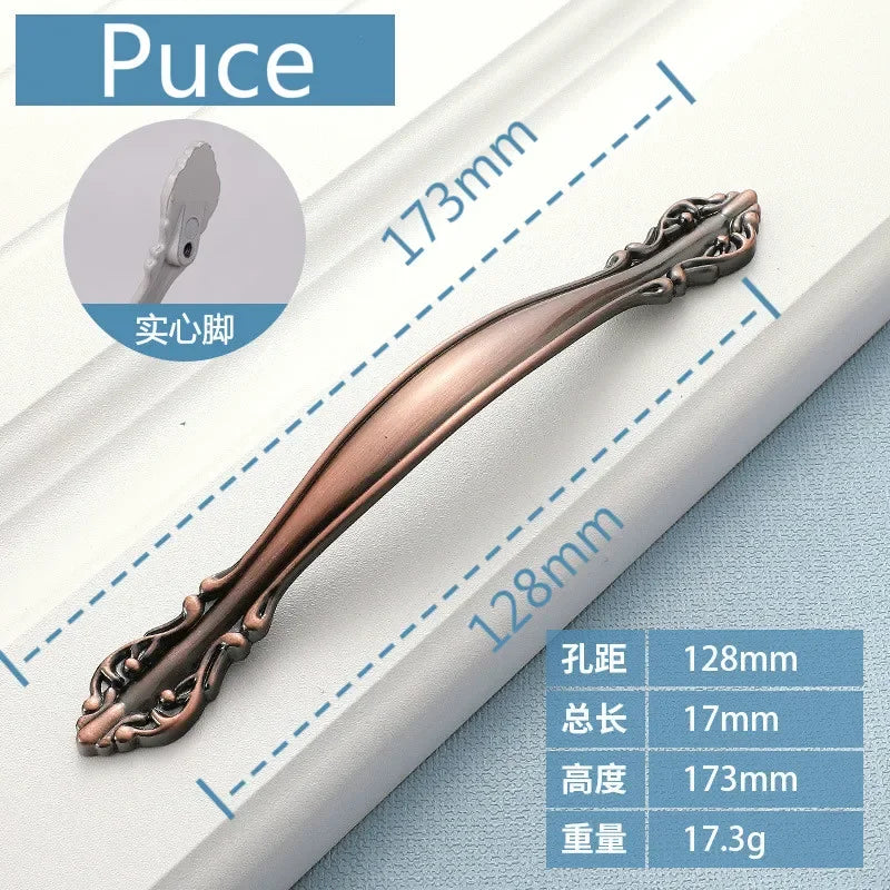 Zinc Alloy Cabinet Handles – European Drawer Pulls