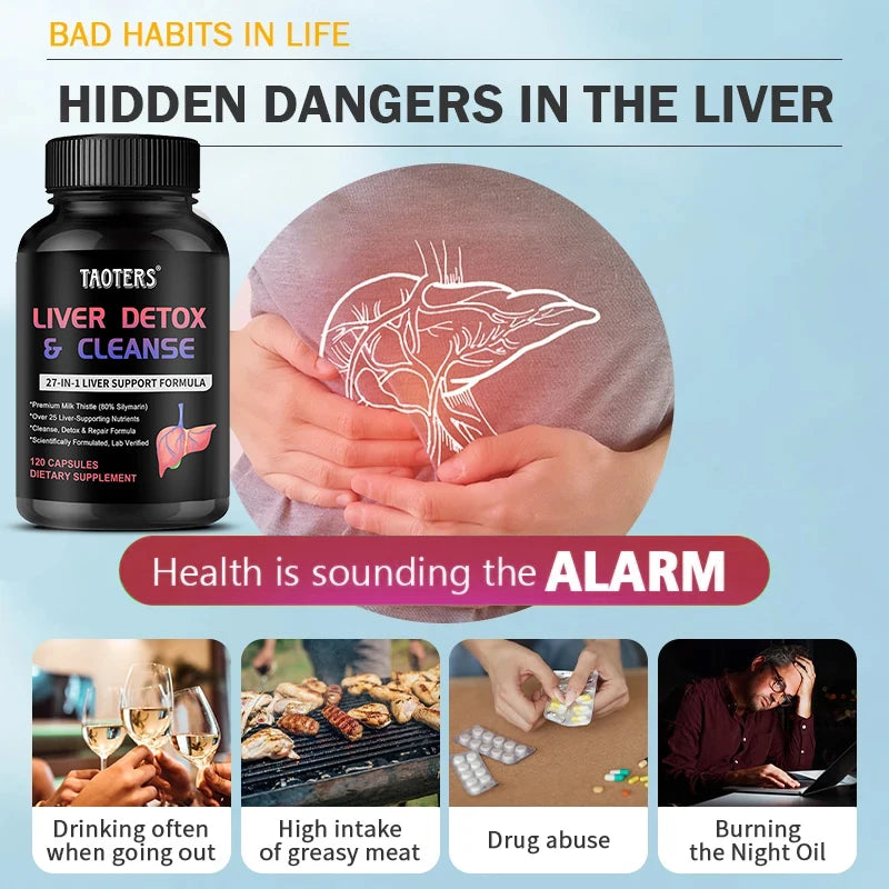 27-in-1 Liver Cleanse Capsules | Milk Thistle & Artichoke