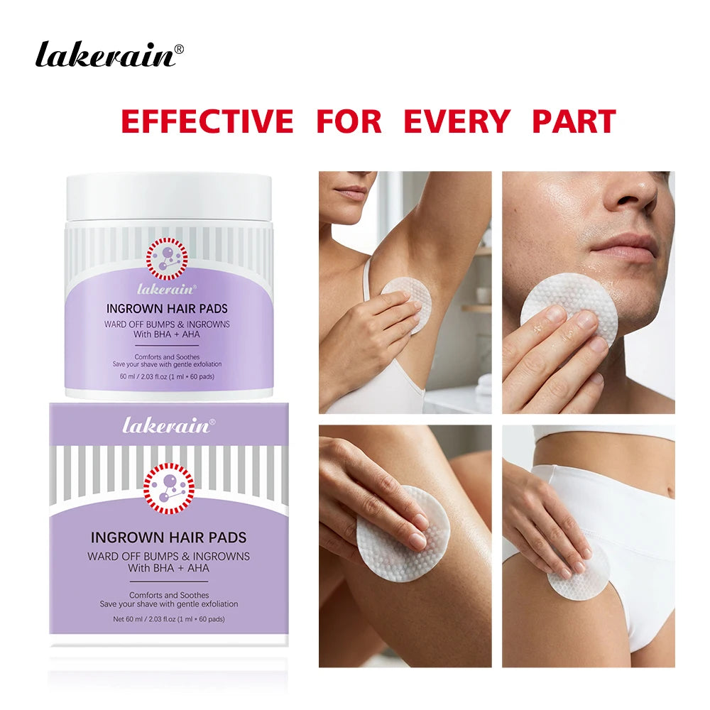 Ingrown Hair Pads Aftershave Treatment Pads To Help Prevent Razor Bumps for Men & Women Exfoliate Underarms & Bikini Area Oasis Select Default Title