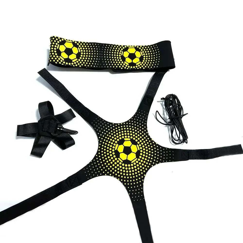 Elastic Belt Soccer Ball Juggle Bags Kicking Durable Football Training Equipment Portable Adjustable Soccer Trainer Belt Oasis Select Style A