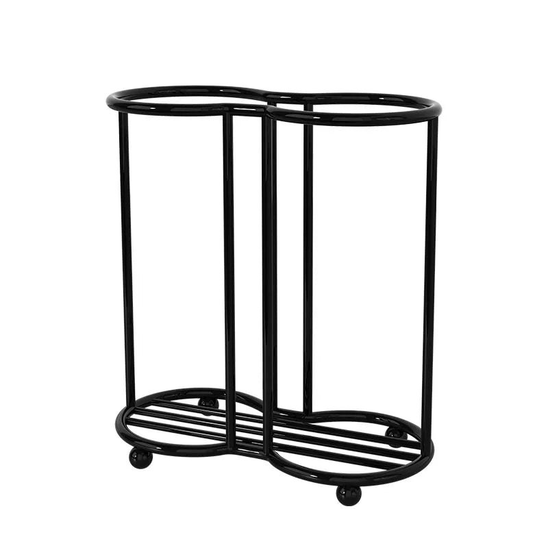 Metal Paper Cup Holder Sleek Space-Saving Organizer for Disposable Paper Cups Premium Countertop Rack for Desk Kitchen Oasis Select Black
