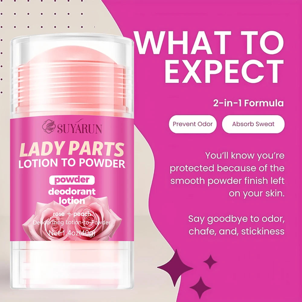 SUYARUN Ladies Deodorant Anti-Sweat Moisturizing Refreshing Long-Lasting Comfort Fragrance Body Care Product. Oasis Select