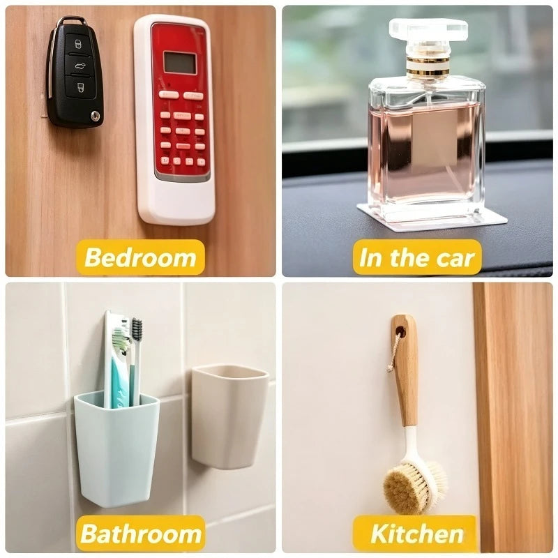 50/100PCS Heavy Duty Double Sided Adhesive Tape, No Nail Strong Tape for Wall Hooks, Removable Sticky Pad for Pictures,펀치 면제 Oasis Select