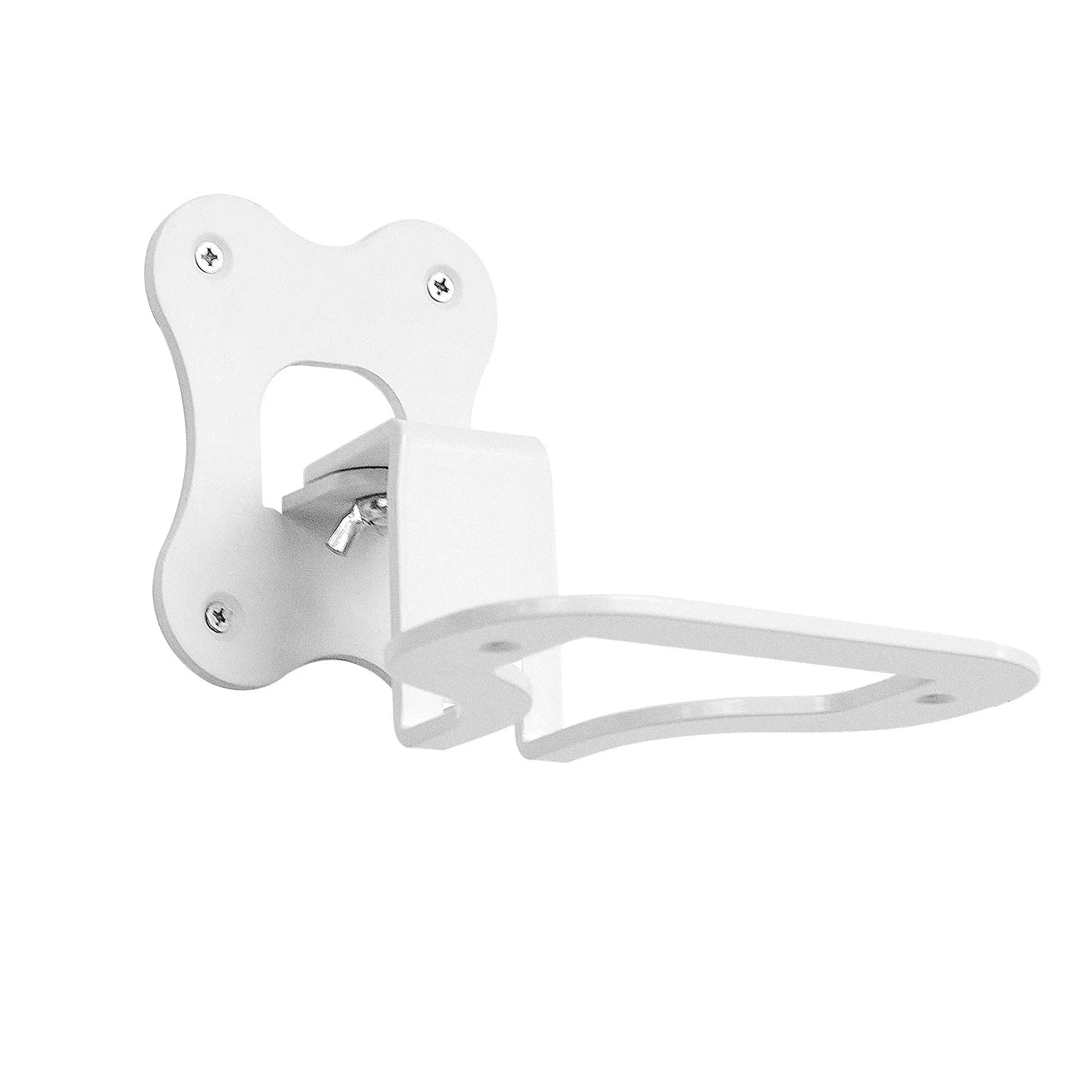 Metal Wall Mount Bracket with Adjustable Position for Harman Enchant Speaker Featuring Anti Slip Pads for Secure Mounting Oasis Select White